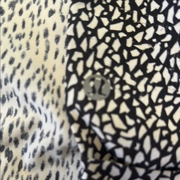 lululemon athletica Black and White Athletic Shorts - Picture 3 of 4